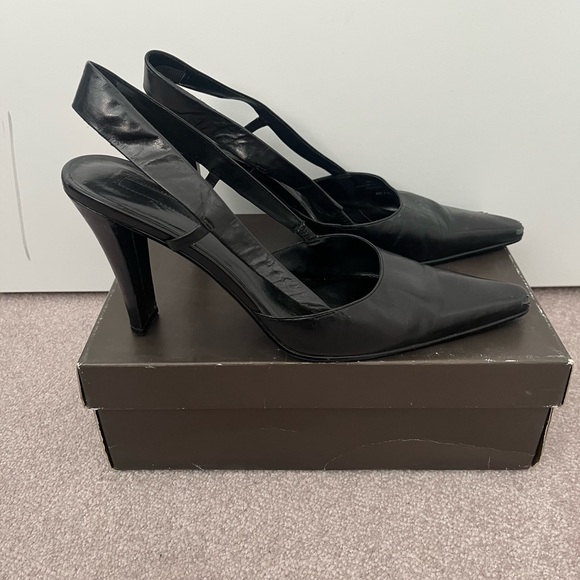 Enzo Angiolini Shoes - Enzo Angiolini 90’s Elegant Black Slingback Heels
